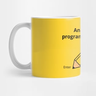 I use a pencil to write code Mug